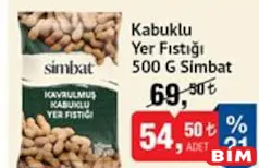 SİMBAT KABUKLU YER FISTIĞI 500 G